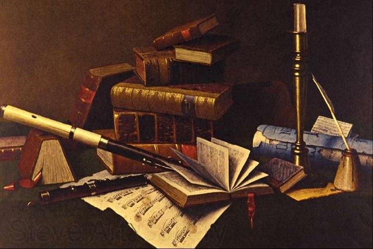 William Michael Harnett Music and Literature